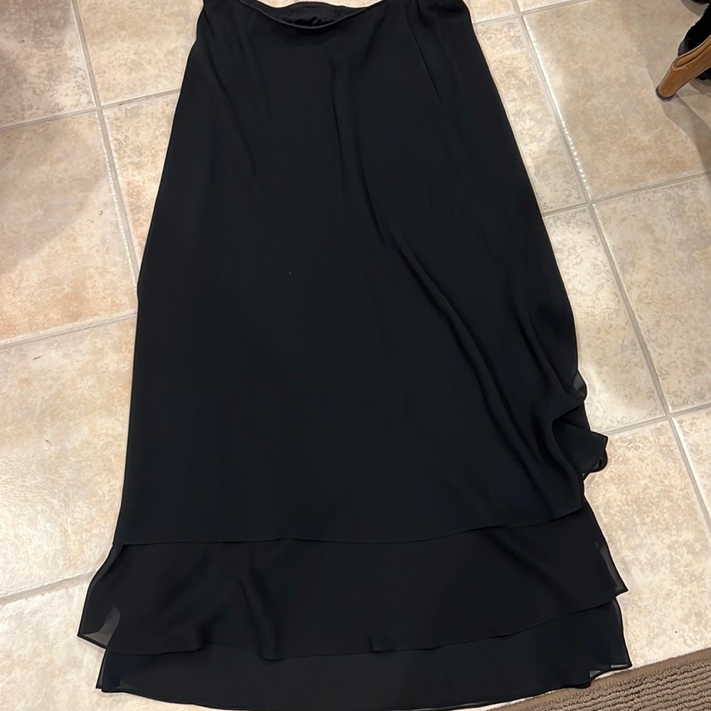 Elastic Waist Evening Skirt